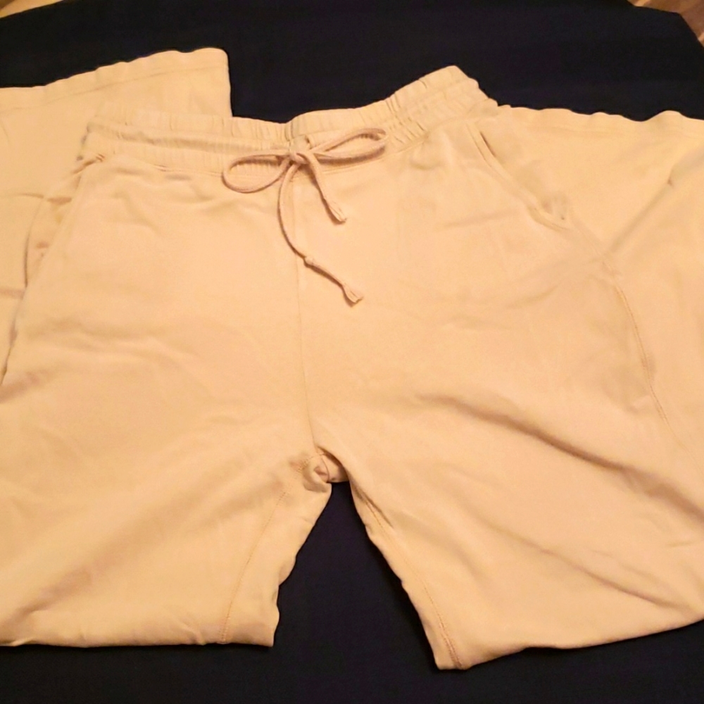 J. Crew off-white sweat pants, size xxs